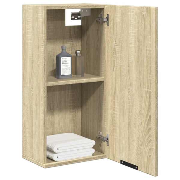Wand-Badschrank Sonoma Eiche 32x20x67 cm
