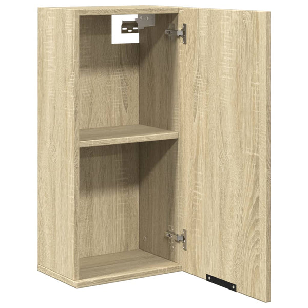 Wand-Badschrank Sonoma Eiche 32x20x67 cm