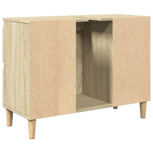Waschbeckenunterschrank Sonoma-Eiche 80 cm