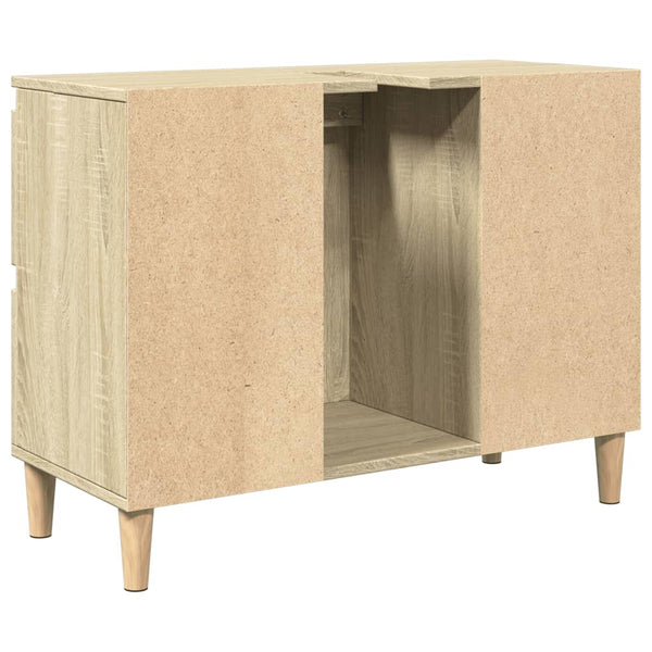 Waschbeckenunterschrank Sonoma-Eiche 80 cm