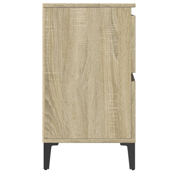 Waschbeckenunterschrank Sonoma-Eiche 80 cm