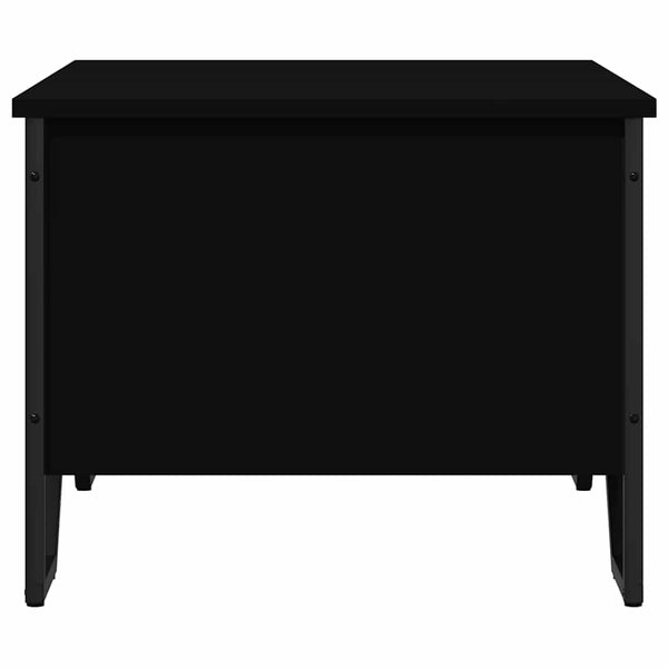Schwarzer Couchtisch 75x51 cm