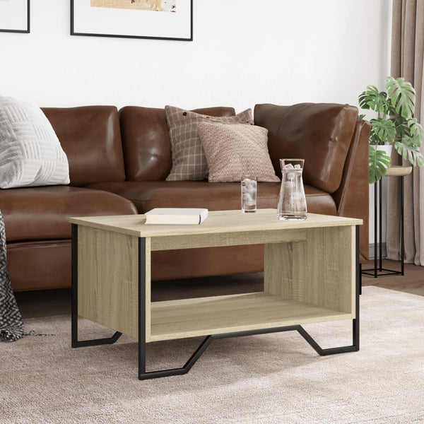 Sonoma Eiche Couchtisch 75x51 cm