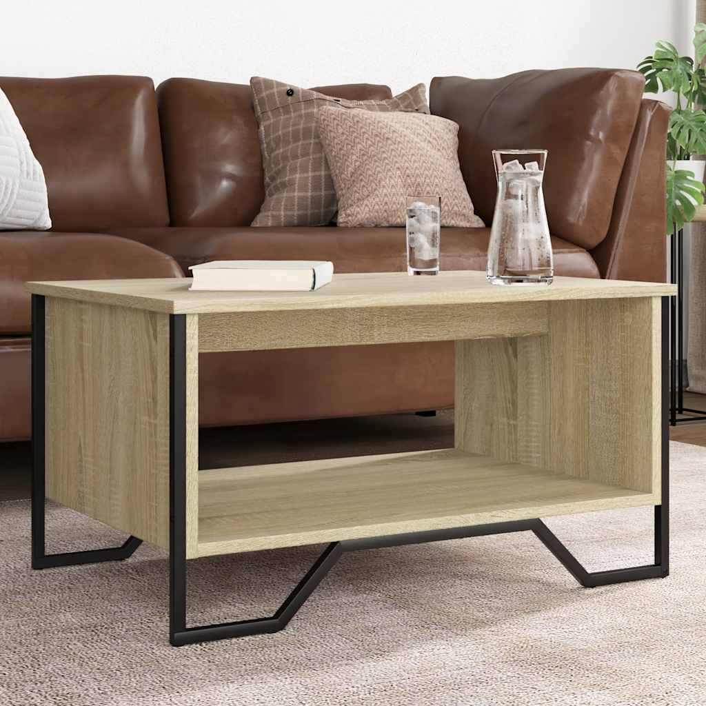 Sonoma Eiche Couchtisch 75x51 cm