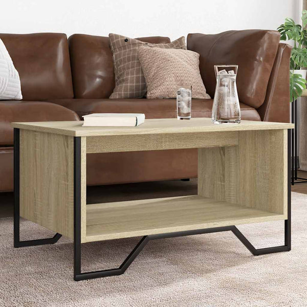 Sonoma Eiche Couchtisch 75x51 cm