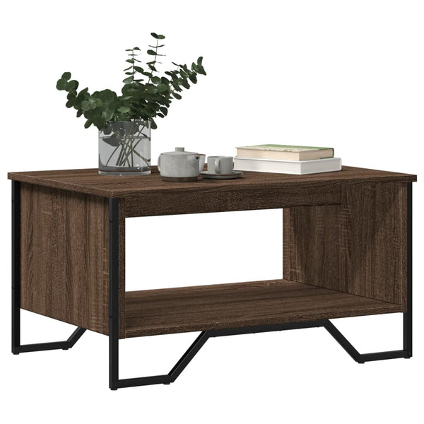 Couchtisch Braun Eichenoptik 75x51 cm