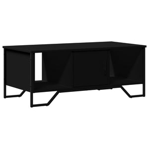 Schwarzer Couchtisch 100x51 cm