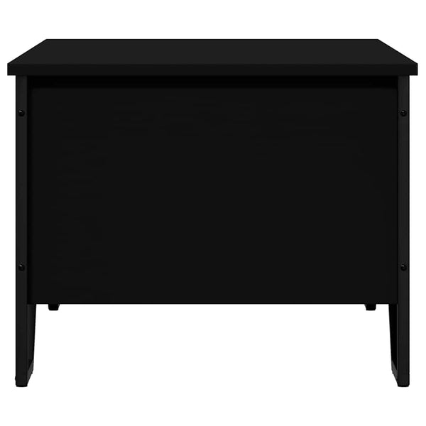 Schwarzer Couchtisch 100x51 cm