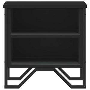 Nachttisch Schwarz 2er Set 40x30x40cm