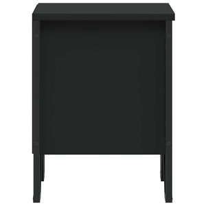 Nachttisch Schwarz 2er Set 40x30x40cm
