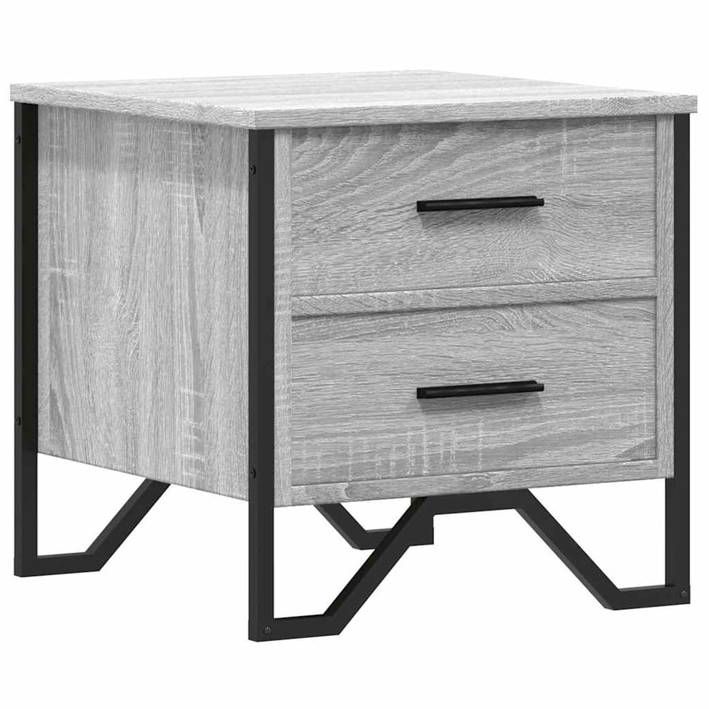 Nachttisch Grau Sonoma 40x40