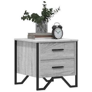 Nachttisch Grau Sonoma 40x40