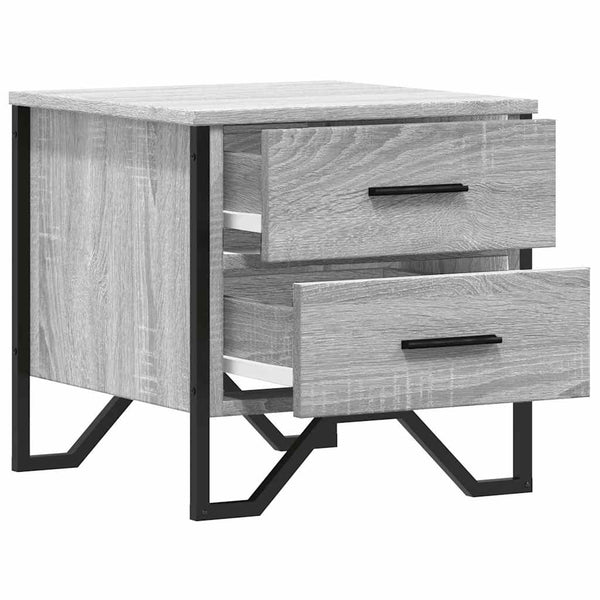 Nachttisch Grau Sonoma 40x40