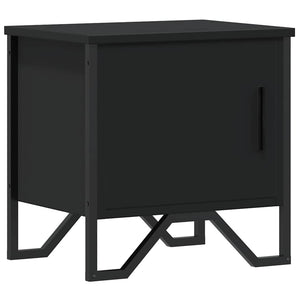 Schwarzer Nachttisch 40x30x40 cm