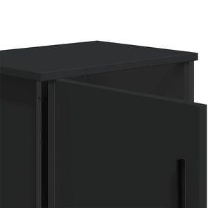 Schwarzer Nachttisch 40x30x40 cm