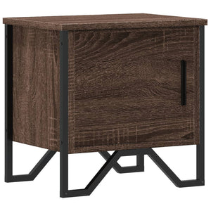 Nachttisch Braun Eichenoptik 40x30x40 cm