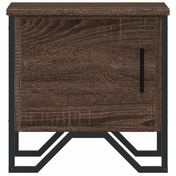 Nachttisch Braun Eichenoptik 40x30x40 cm