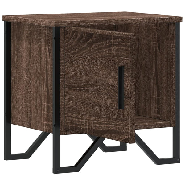 Nachttisch Braun Eichenoptik 40x30x40 cm
