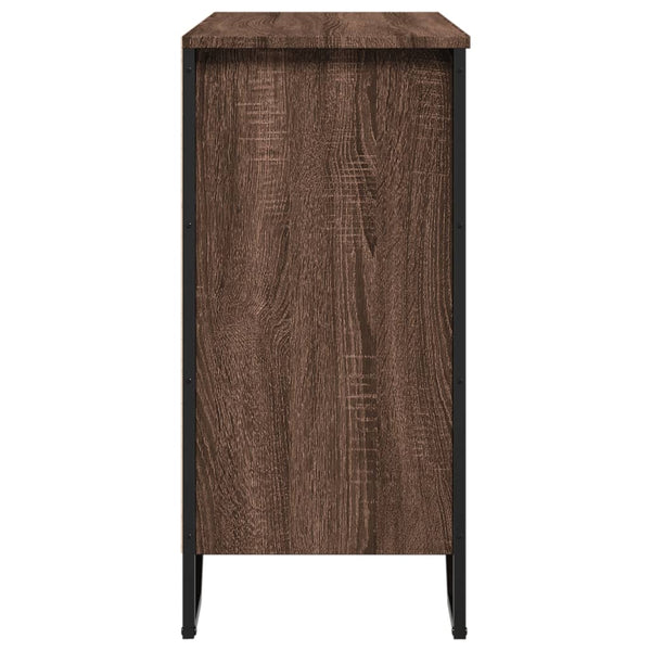 Sideboard Braun Eichenoptik 78 cm