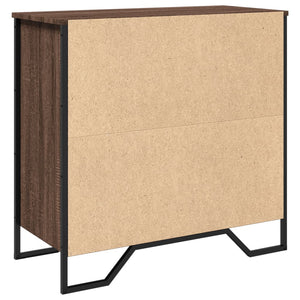 Sideboard Braun Eichenoptik 78 cm
