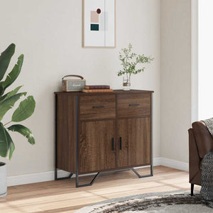 Sideboard Braun Eichenoptik 79,5 cm