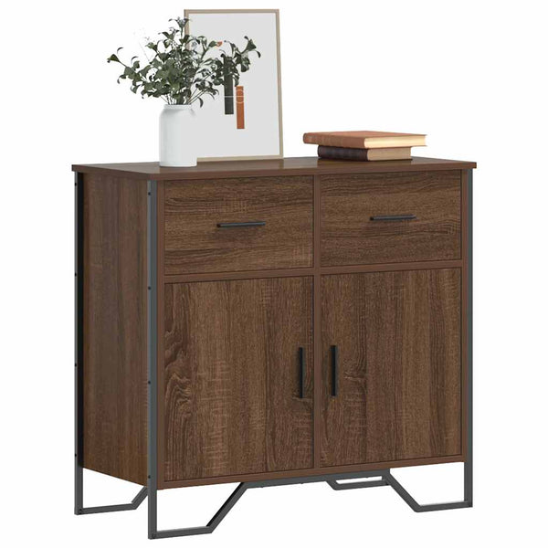 Sideboard Braun Eichenoptik 79,5 cm