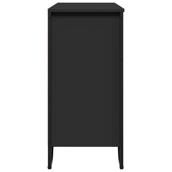Schwarzes Sideboard 91 cm