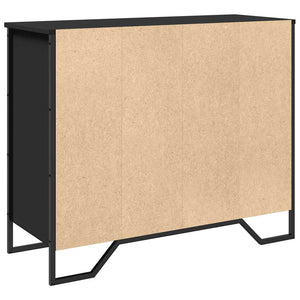 Schwarzes Sideboard 91 cm