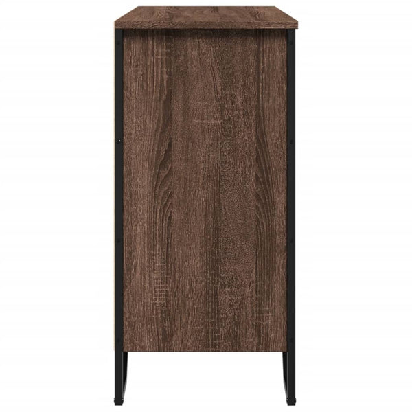 Sideboard Braun Eichen-Optik 91 cm