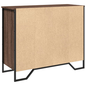 Sideboard Braun Eichen-Optik 91 cm