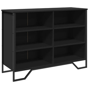 Schwarzes Sideboard 101 cm Holzwerkstoff