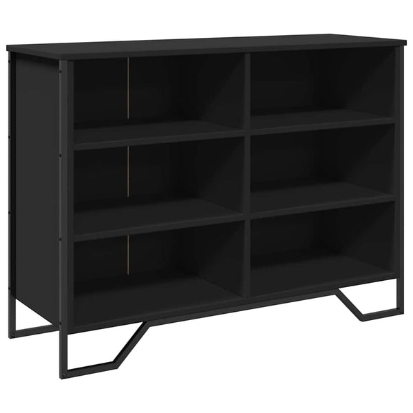 Schwarzes Sideboard 101 cm Holzwerkstoff