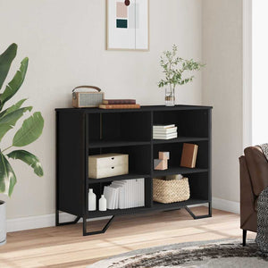 Schwarzes Sideboard 101 cm Holzwerkstoff