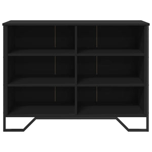 Schwarzes Sideboard 101 cm Holzwerkstoff