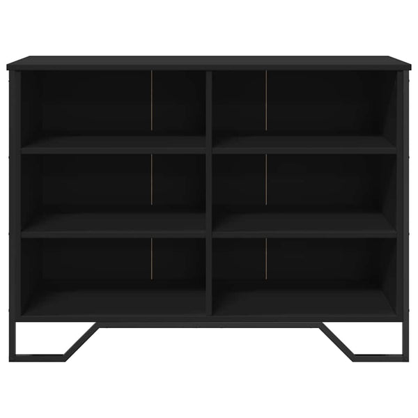 Schwarzes Sideboard 101 cm Holzwerkstoff