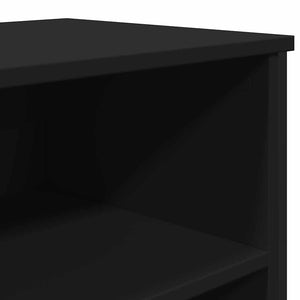 Schwarzes Sideboard 101 cm Holzwerkstoff