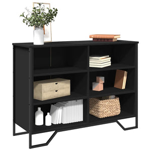 Schwarzes Sideboard 101 cm Holzwerkstoff