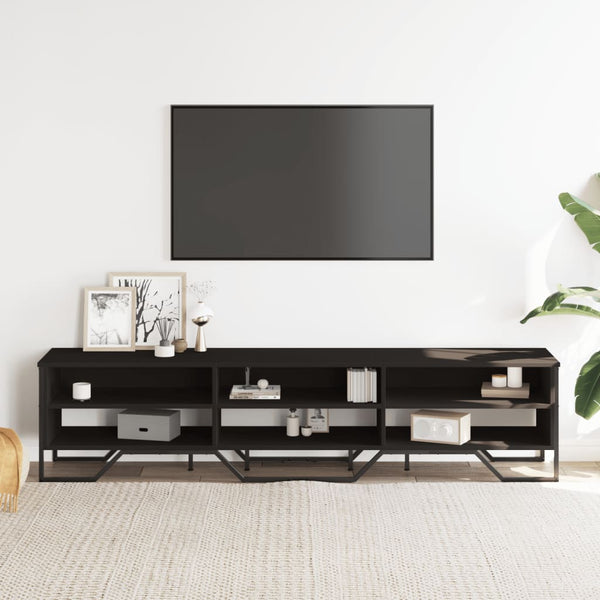 Schwarzer TV-Schrank 180 cm