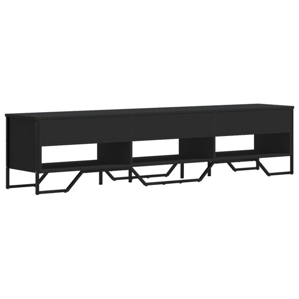 Schwarzer TV-Schrank 180 cm