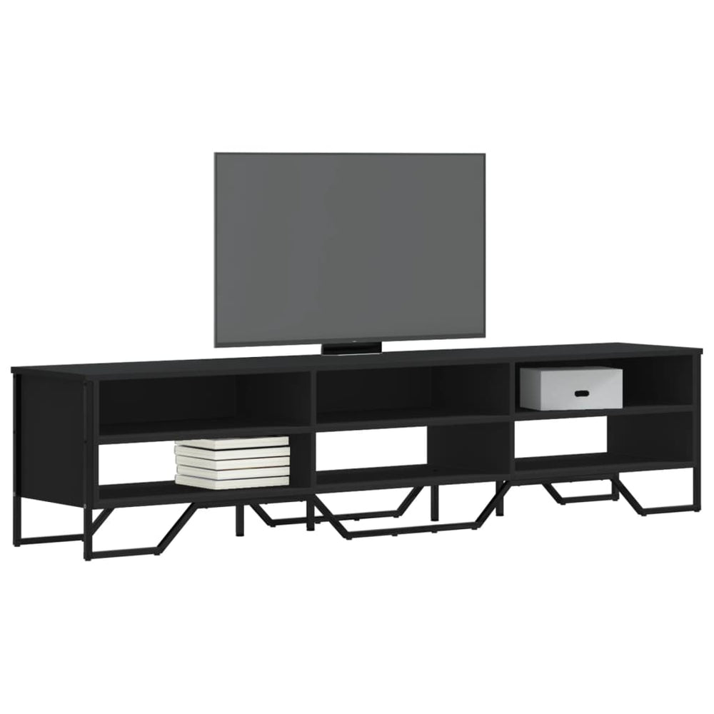 Schwarzer TV-Schrank 180 cm