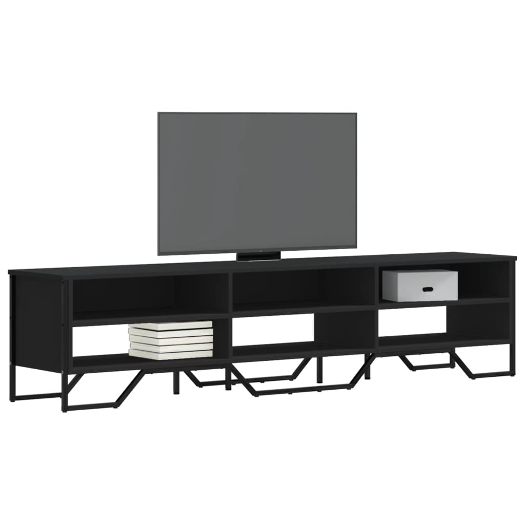Schwarzer TV-Schrank 180 cm