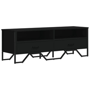 Schwarzer TV-Schrank 122 cm