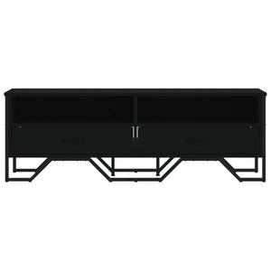 Schwarzer TV-Schrank 122 cm