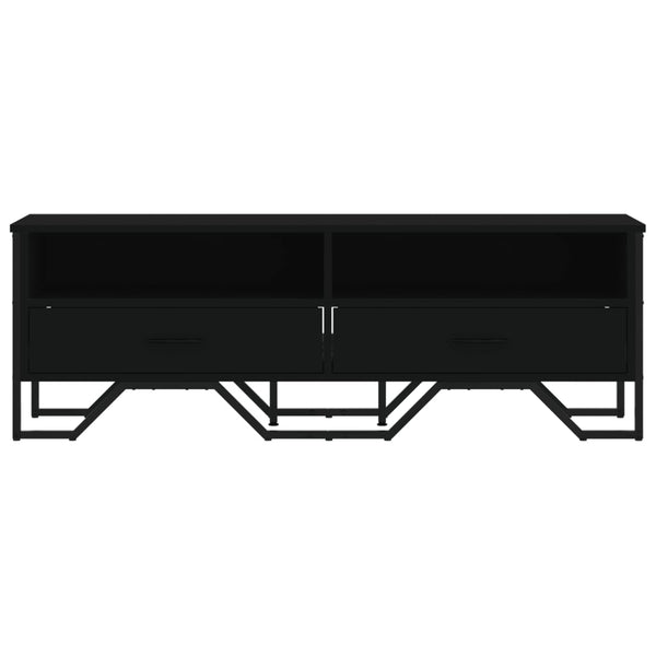 Schwarzer TV-Schrank 122 cm