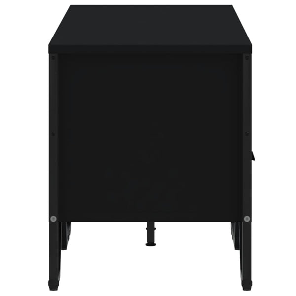 Schwarzer TV-Schrank 122 cm