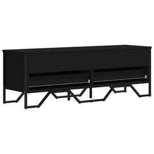 Schwarzer TV-Schrank 122 cm