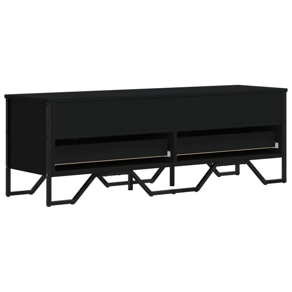 Schwarzer TV-Schrank 122 cm