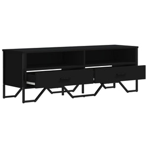 Schwarzer TV-Schrank 122 cm