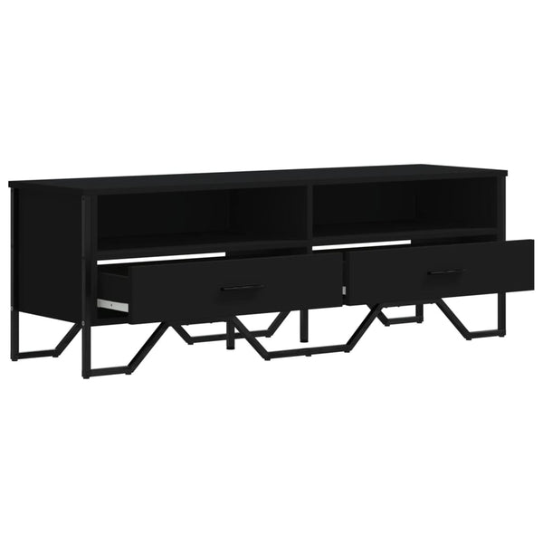 Schwarzer TV-Schrank 122 cm