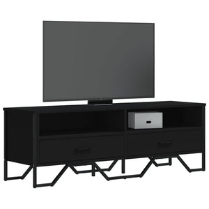 Schwarzer TV-Schrank 122 cm